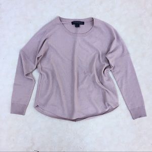 French Connection sweater light pink dusty rose